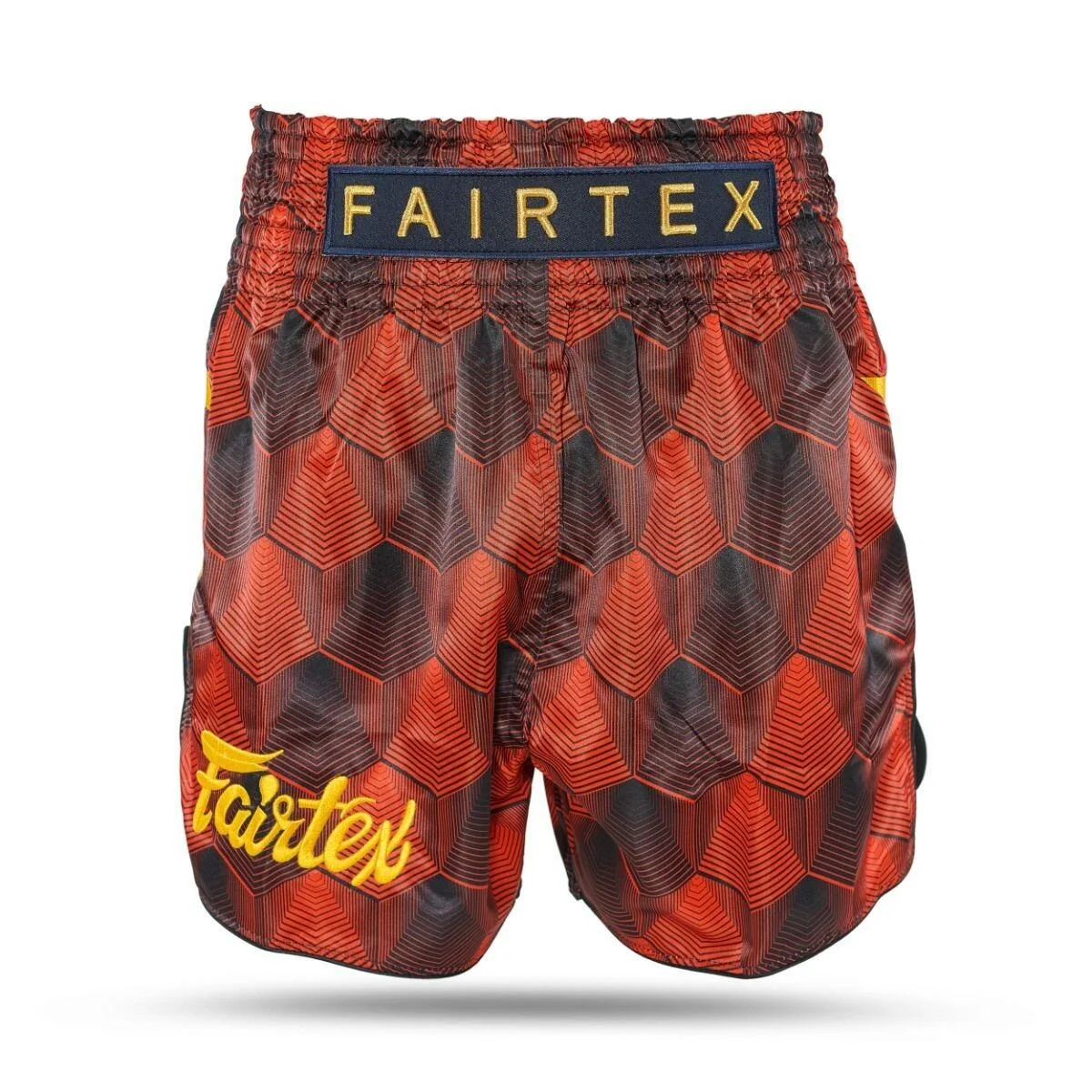 Booster x Fairtex Stealth Muay Thai Kickboxing Shorts in Red - product image