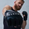 Manto Impact MMA Gloves - Ultimate Protection with style Man wearing the Manto Impact MMA Gloves