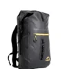 Manto-New-York-Roll-Top-Backpack Black Manto New York Roll Top Backpack on a white background