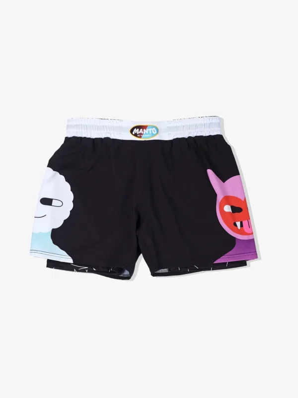 Manto Be Yourself 2 in 1 Dual Shorts showcasing superior fit and comfort.