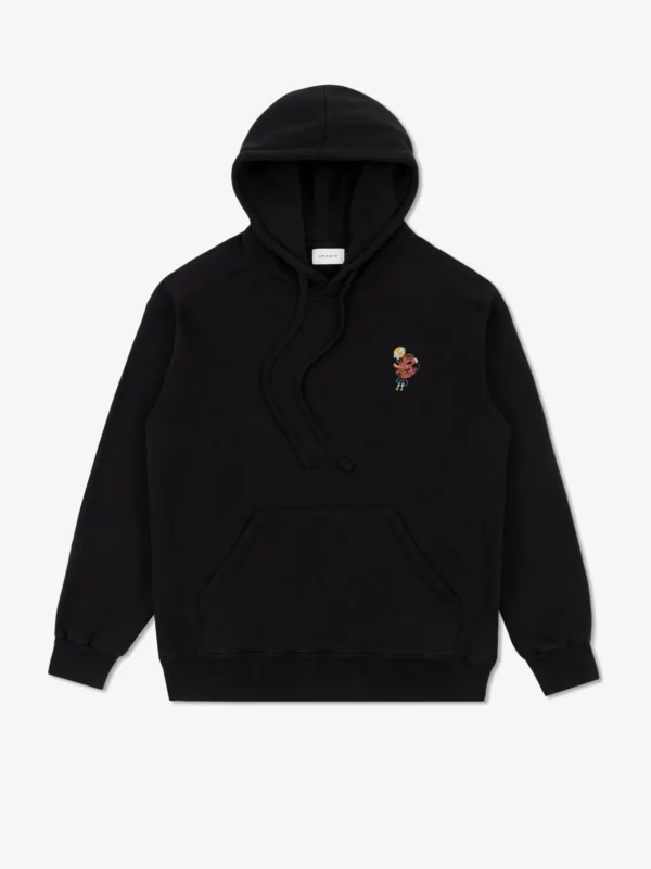 Model wearing Manto x Yauhen Abu Tengu Hoodie