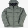 Man wearing Manto Ahead Puffer Jacket in winter settings