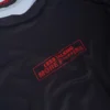 Manto Less Talking More Fighting Rash Guard in action