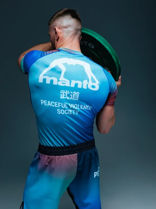 Manto Society Gradient color Rash Guard