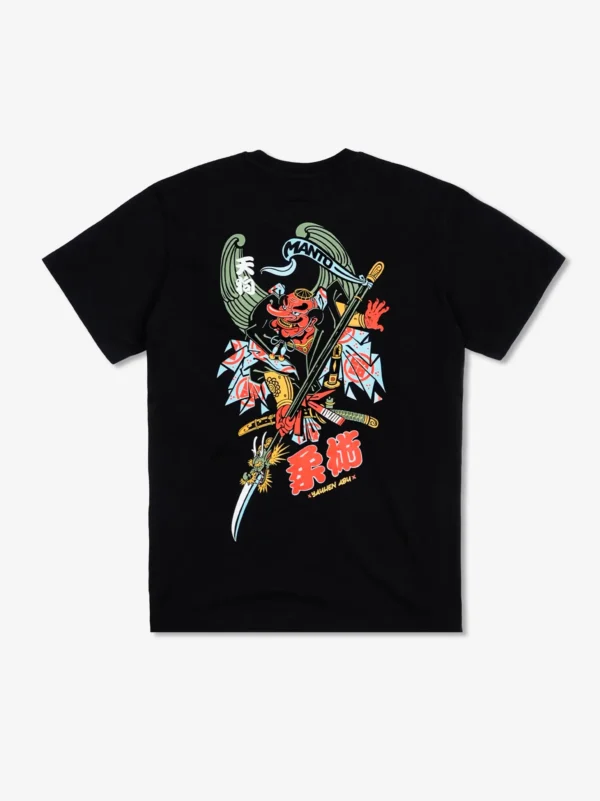 Manto Tengu graphic t-shirt design