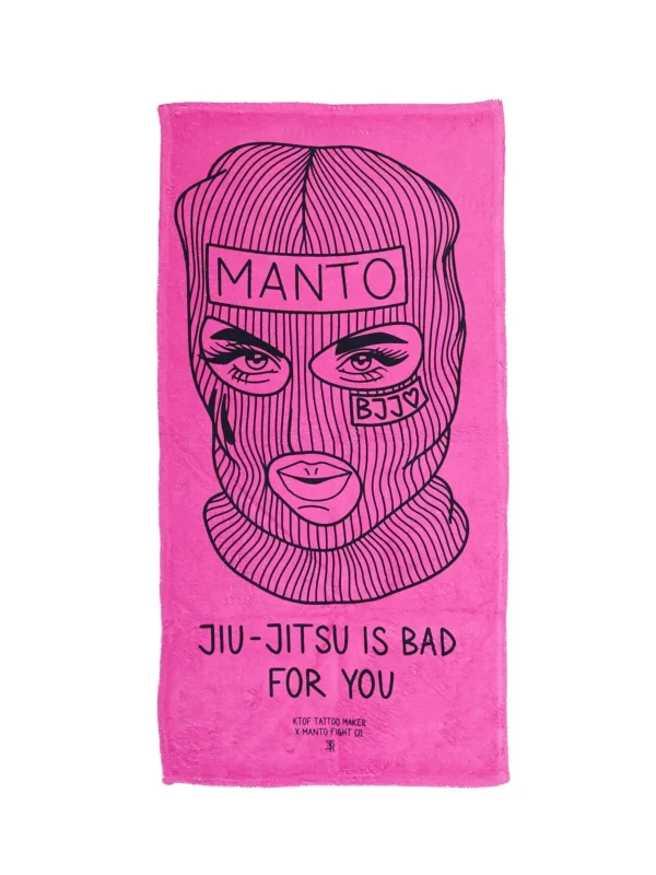 Manto x KTOF Balaclava Sports Towel in action