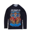 Manto Tigers Long Sleeve Rash Guard in action.