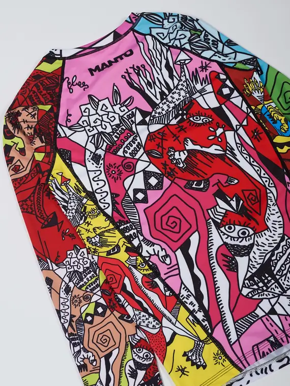 Manto_Wicky_Longsleeve_Rash_Guard Manto Wicky Longsleeve Rash Guard in bright color