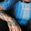 Manto Crystal Rash Guard Man wearing Manto Crystal Rash Guard