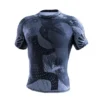 Manto Livings Rashguard-Black Manto Livings Rashguard in black color