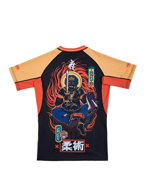 Stunning Manto x Yauhen Abu Fudo Rashguard Manto x Yauhen Abu Fudo Rashguard in action