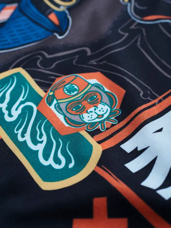 High-Performance Manto x Yauhen Abu Fudo Rashguard Manto x Yauhen Abu Fudo Rashguard in action