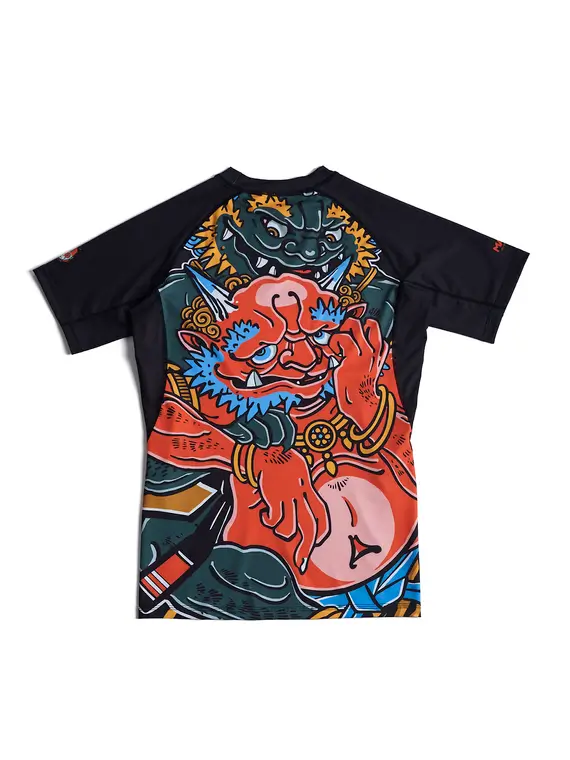 Manto x Yauhen Abu Oni Rashguard in action