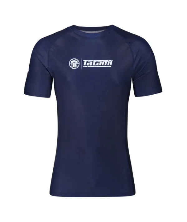Tatami Fightwear Impact Rash Guard Athlete wearing the Tatami Fightwear Impact Rash Guard in an MMA training session.