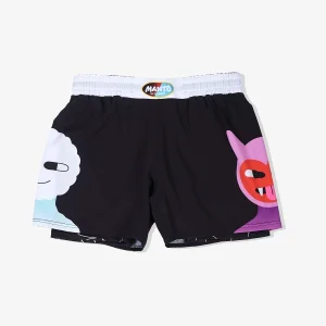 Manto Be Yourself Dual Functionality Shorts. Manto Be Yourself 2 in 1 Dual Shorts showcasing superior fit and comfort.
