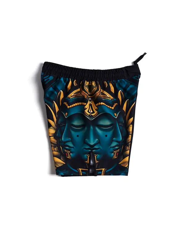 Manto Big Buddha Fight Shorts on white background