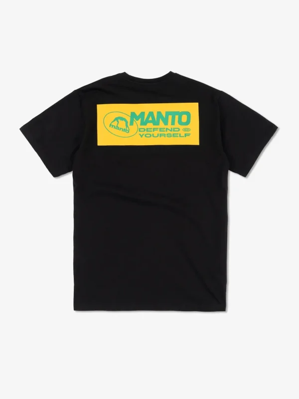 A person wearing a Manto Block 24 T-Shirt