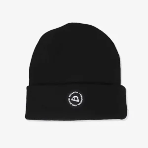 Manto Circle Logo Beanie on a plain background