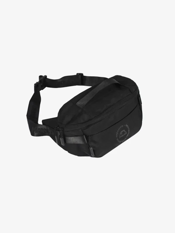 Manto Circle Logo Waist Bag Black 1 Black and white Manto circle logo waist bag