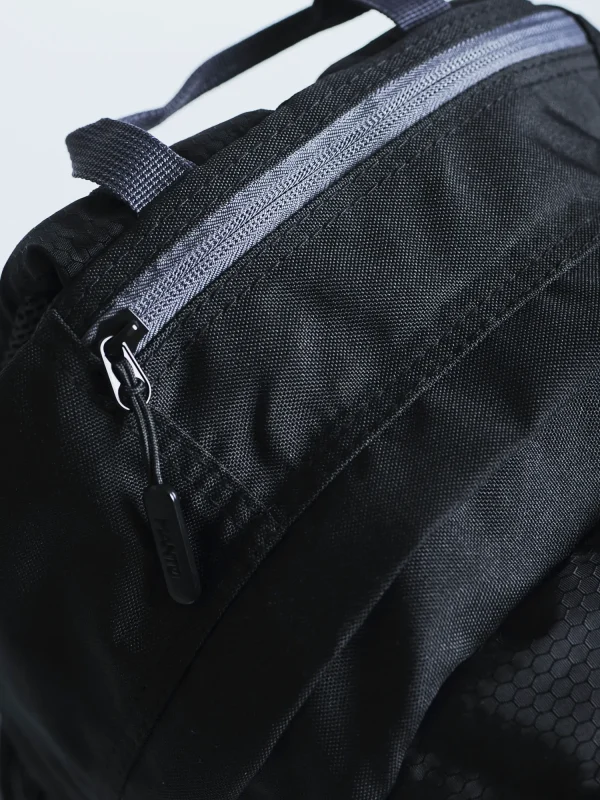 Black Manto Cross Backpack on white background
