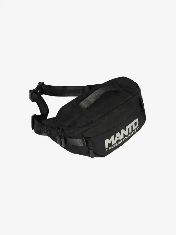 Manto Defend Waist Bag Black 2 Black Manto Defend Waist Bag on a white background.