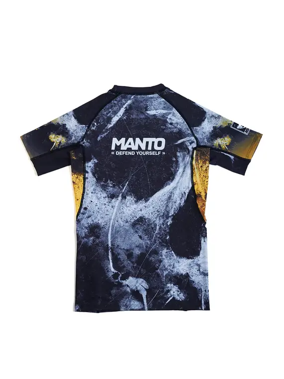 Manto Disobey Rash Guard sportswear on plain backdrop