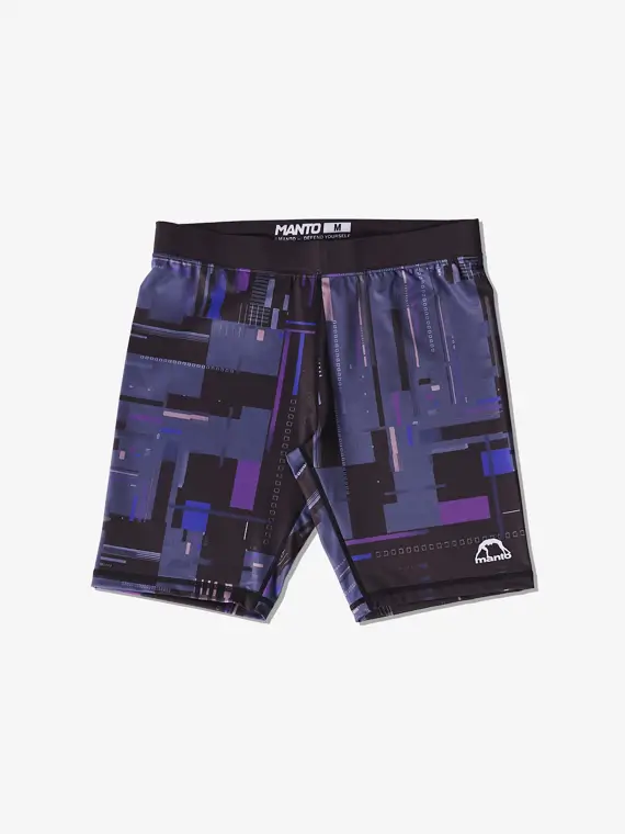Manto Endure VT Shorts in blue with white trim