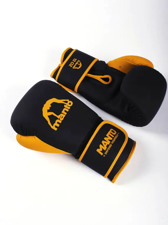 Manto Essential Boxing Gloves in bold red color