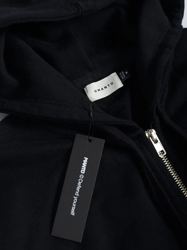 Manto Fight Company Hoodie Black 3 Manto Fight Company Hoodie in navy color