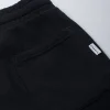 Black Manto Fight Company Sweatpants on a white background