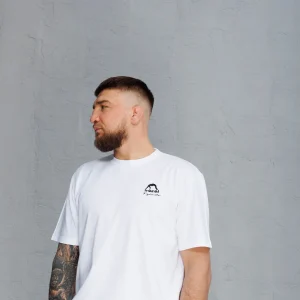 Manto Fight Company T-Shirt on a white background