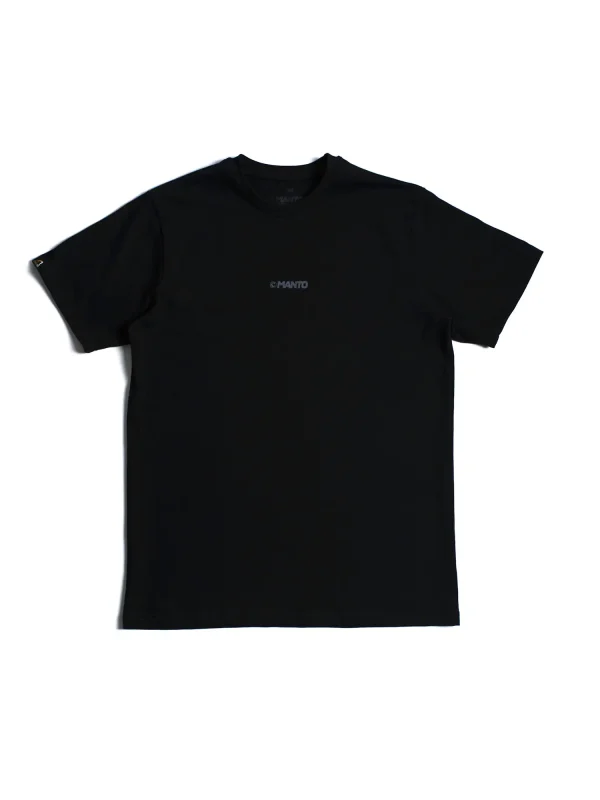 Manto Fightclub T Shirt Black 1 Manto Fightclub T-Shirt in black colour
