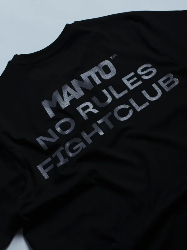 Manto Fightclub T Shirt Black 2 Manto Fightclub T-Shirt in a casual setting