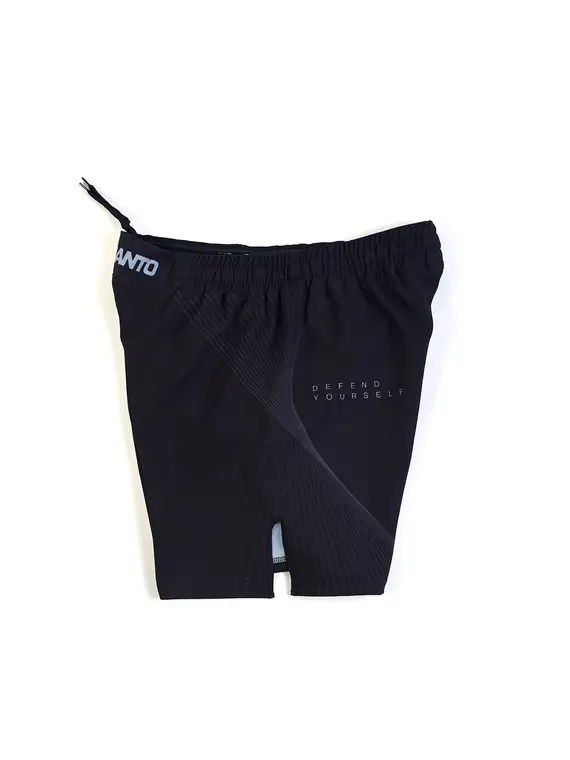 Manto Flow Fight Shorts Black 1 Manto Flow Fight Shorts on a white background