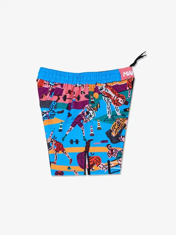 Child in Manto Gym 2.0 Kids Fight Shorts