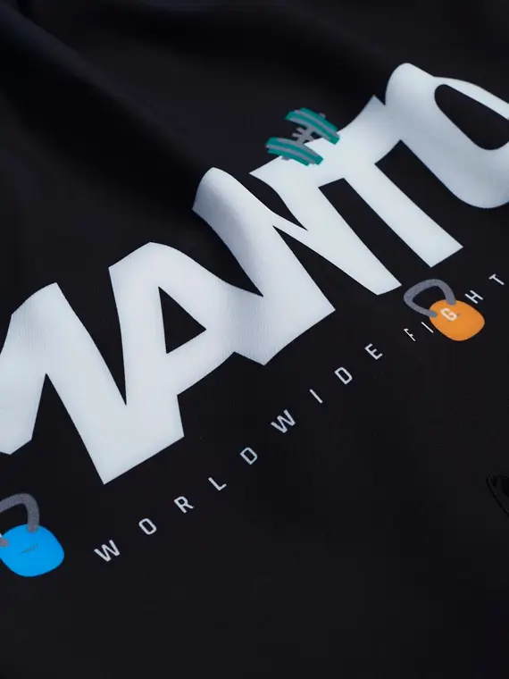 Manto Gym 2.0 Kids Fight Shorts on a white background.