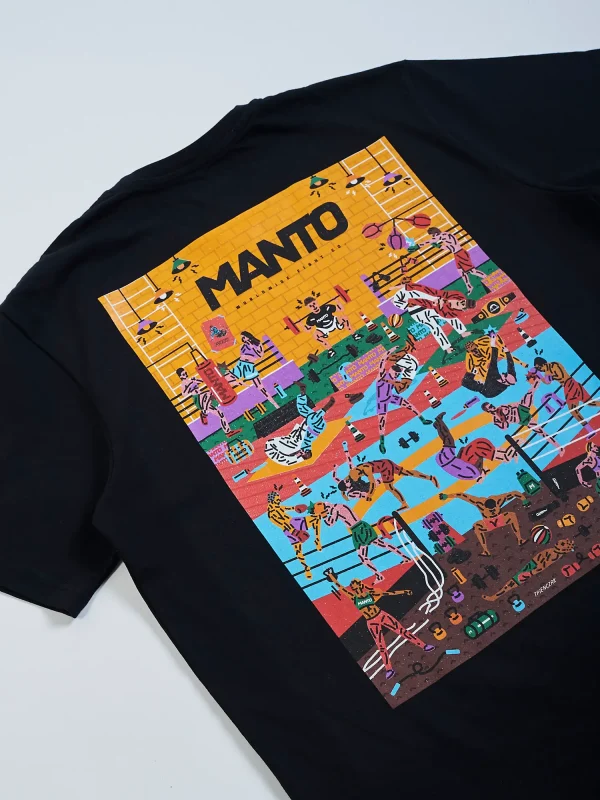 Manto Gym 2.0 T-Shirt on a plain background