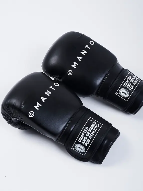 Manto Impact Boxing Gloves Black 2 Red Manto Impact Boxing Gloves