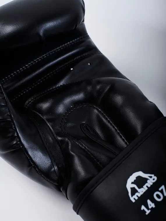 Manto Impact Boxing Gloves Black 3 Manto Impact Boxing Gloves on white background