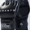 Manto Impact Mma Gloves Black 2 Red Manto Impact MMA Gloves on solid white background
