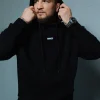 Man wearing a Manto Label Oversize Hoodie