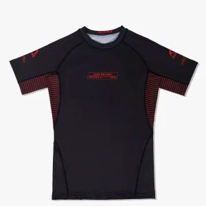 Manto Less Talking More Fighting Rash Guard in a striking design