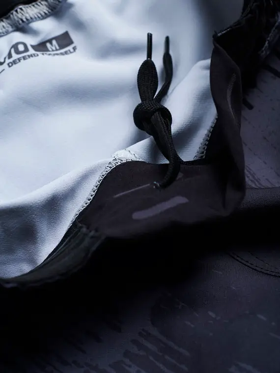 Manto Livings Fight Shorts Grey 3 Manto Livings Fight Shorts on white background