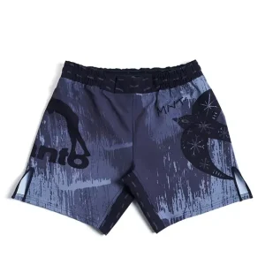 A pair of Manto Livings Fight Shorts on a white background