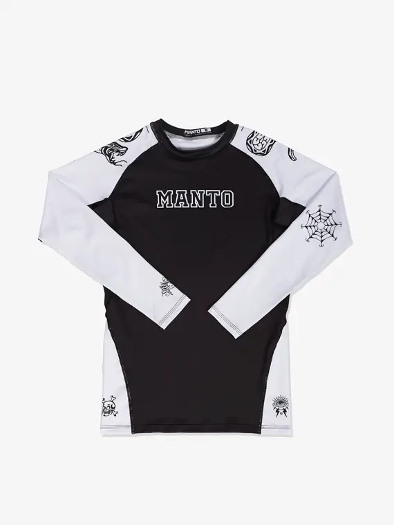Athletic male wearing Manto Miko Longsleeve Rash Guard