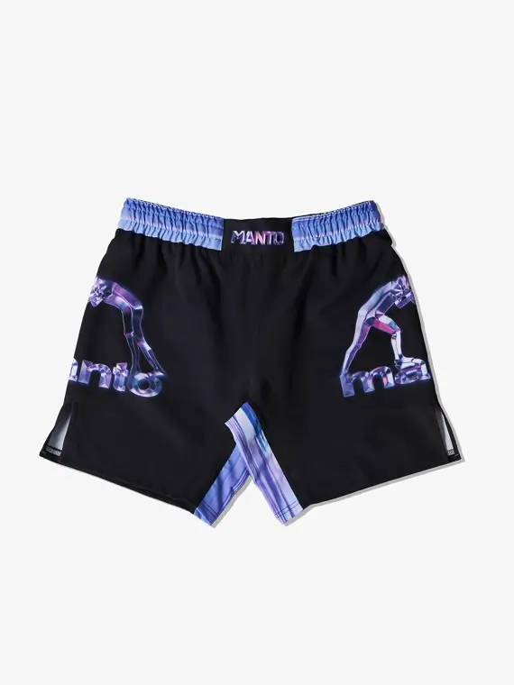 Manto Mirage Fight Shorts in black color