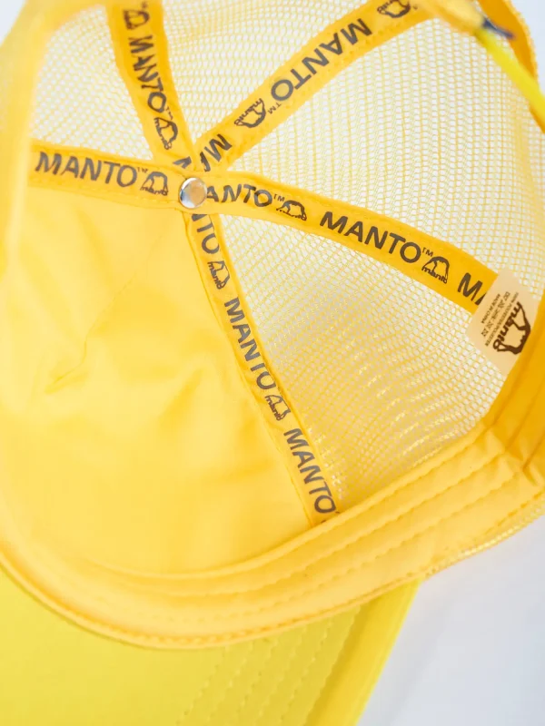 Manto Mission Trucker Style Cap in a neutral background