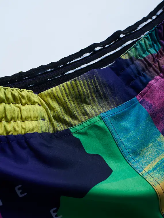 Manto Neon Abstract Fight Shorts