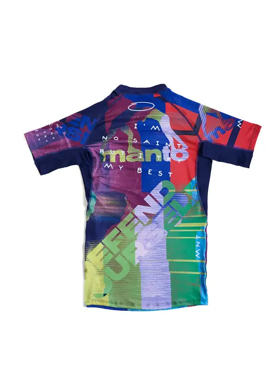 Manto Neon Abstract patterned Rashguard