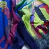 Close up view of Manto Neon Abstract Rashguard